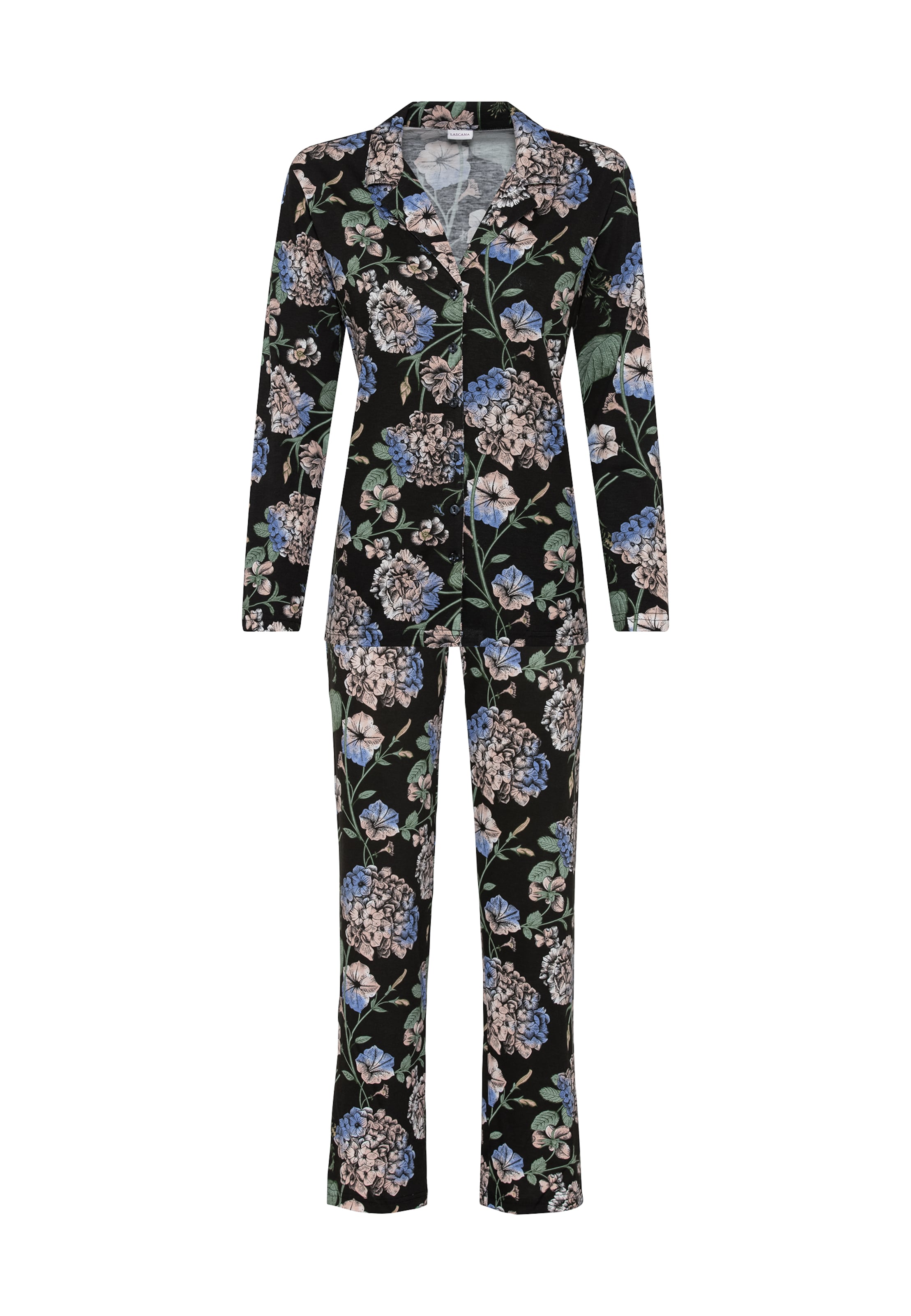 LASCANA Pyjamas i sort: forside