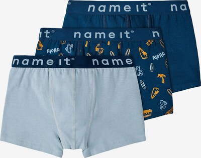 NAME IT Nohavičky - námornícka modrá / pastelovo modrá / zlatá žltá / biela, Produkt