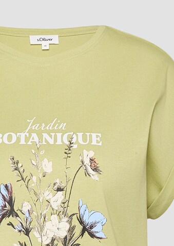 T-shirt s.Oliver en vert