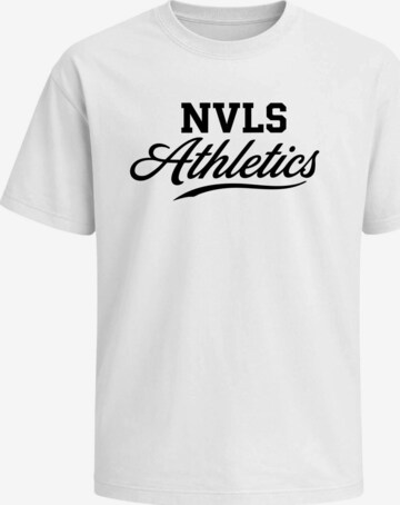 Neverless Shirt 'NVLS Athletics' in White: front