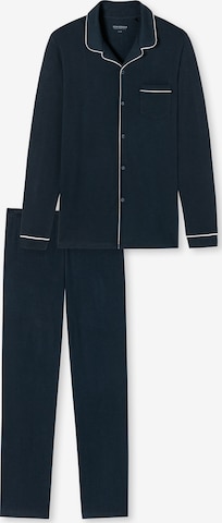 SCHIESSER Pyjama in Blau: predná strana