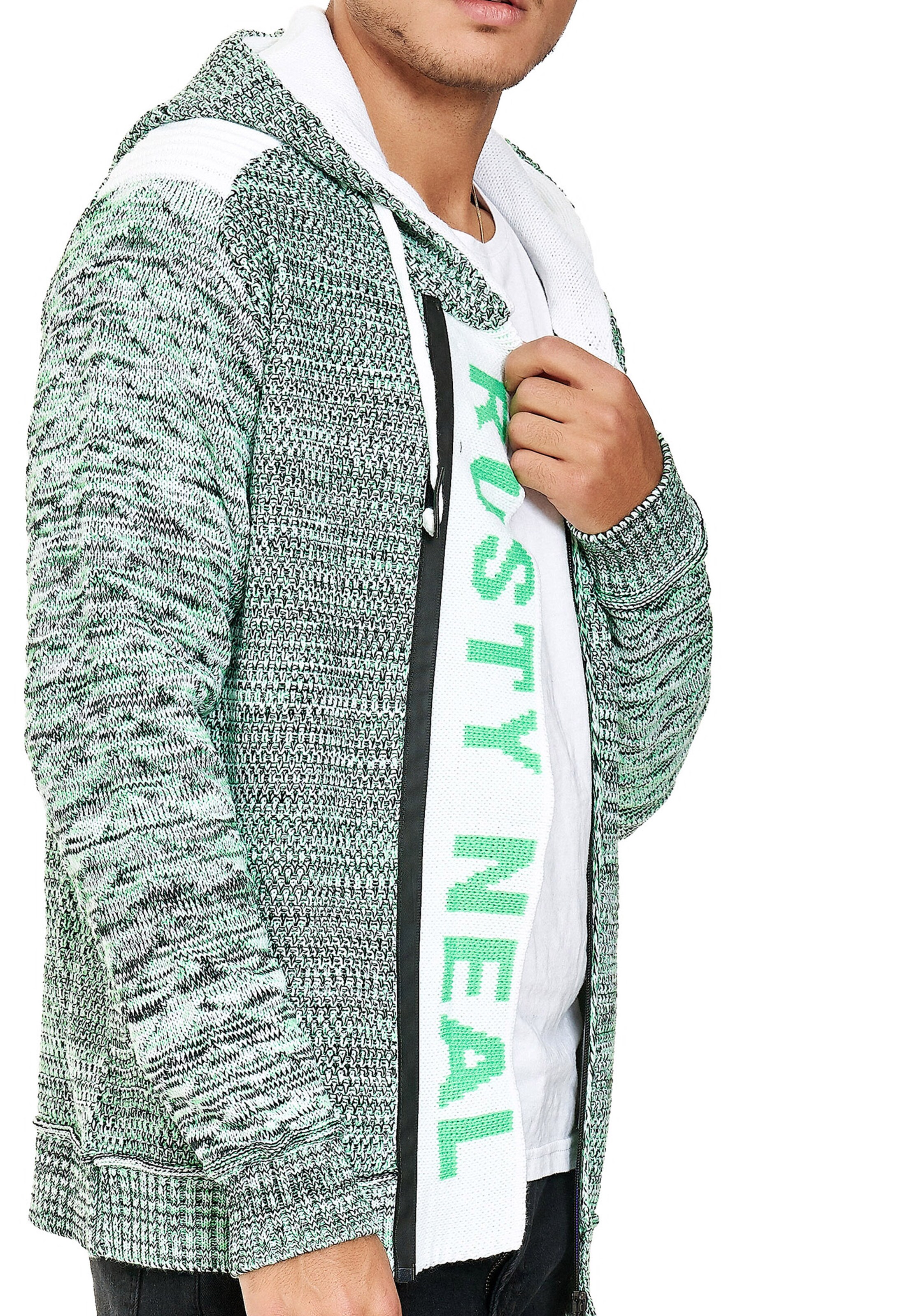 Rusty Neal Strickjacke in Grün