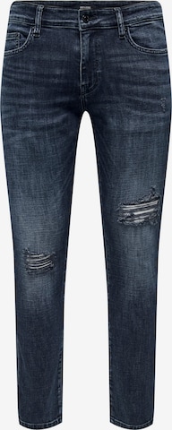 Only & Sons Slimfit Jeans 'LOOM' in Blauw: voorkant