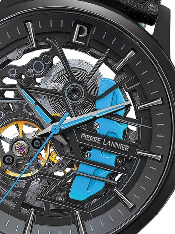 Pierre Lannier Analoog horloge 'Automatic watch Paddock' in Zwart