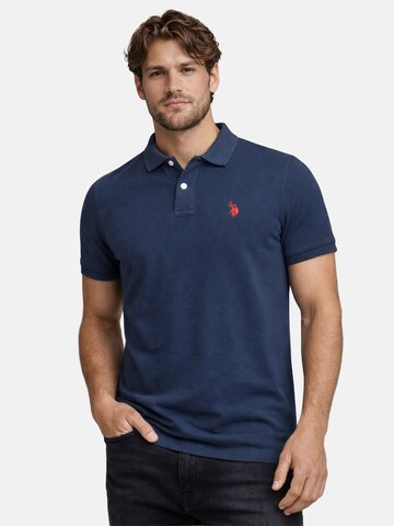 T-Shirt U.S. POLO ASSN. en bleu : devant