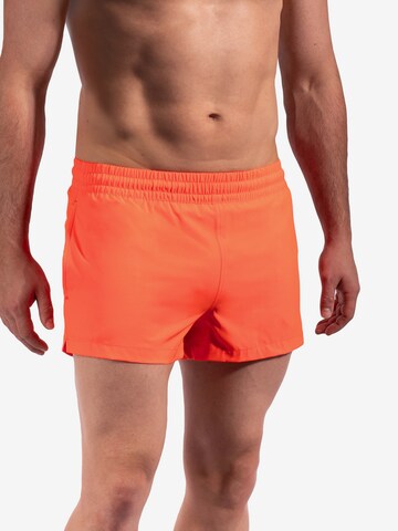 Shorts de bain ' BLU2255 Beachshorts ' Olaf Benz en orange : devant