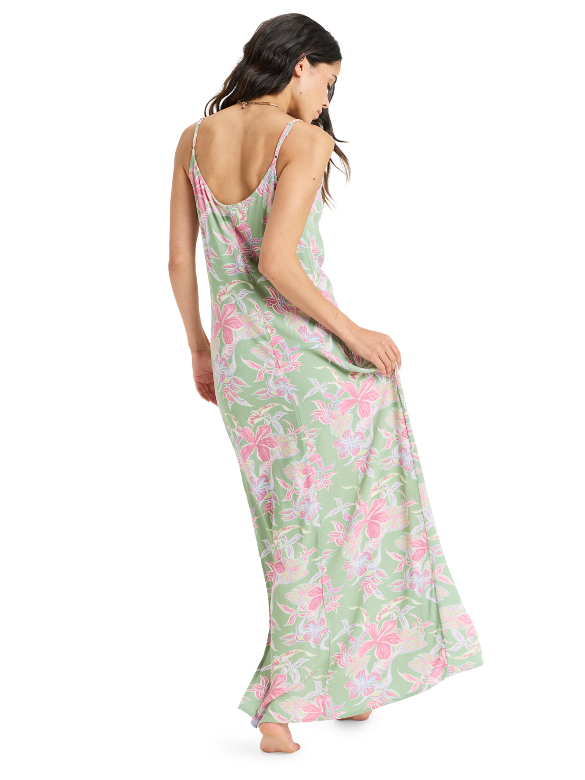 Robe 'Hibiscus Island' ROXY en vert