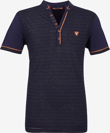 Leif Nelson Shirt in Blauw: voorkant