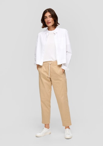 s.Oliver Regular Broek in Bruin: voorkant