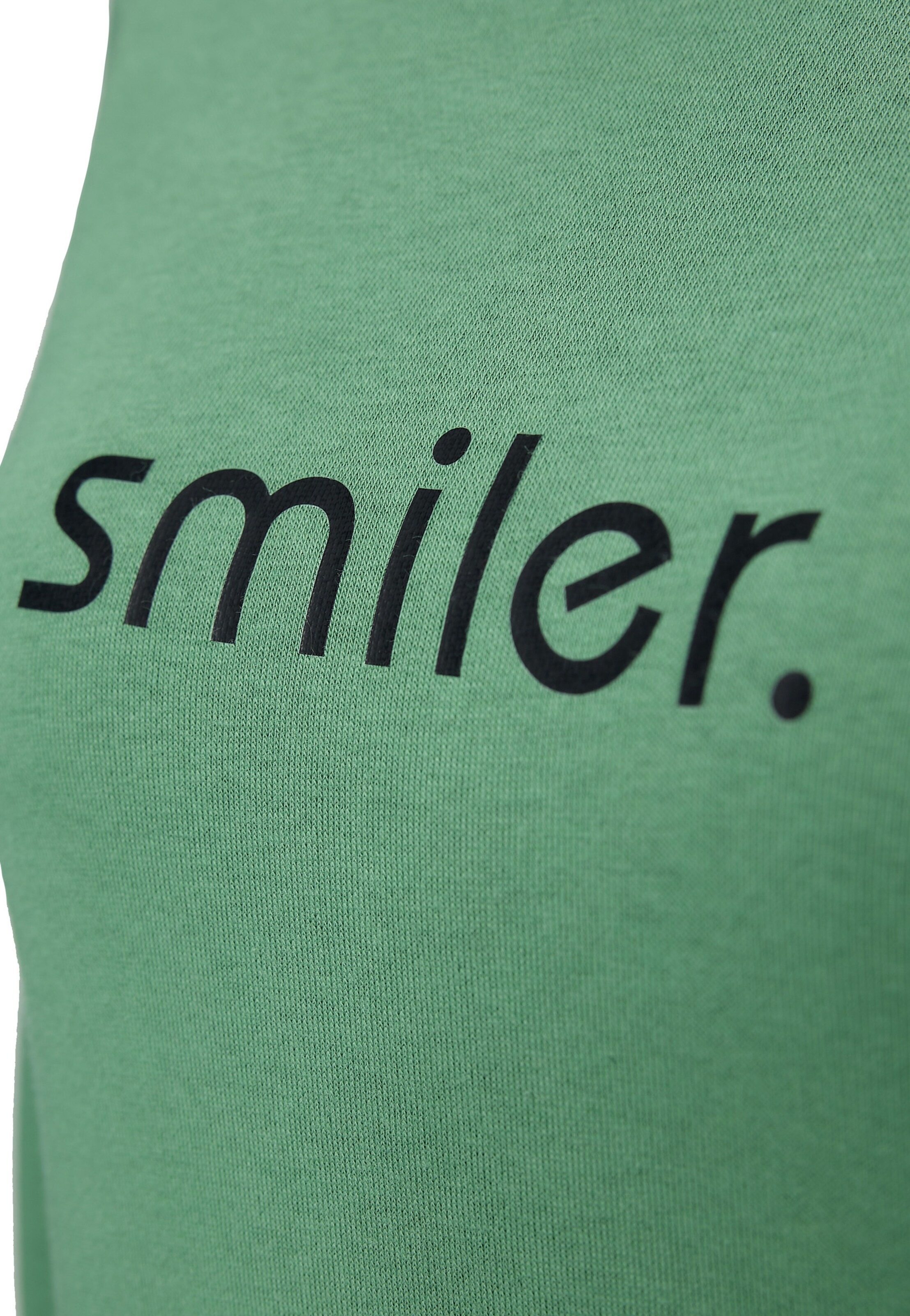 smiler. Sweatshirt 'Cuddle' in Groen