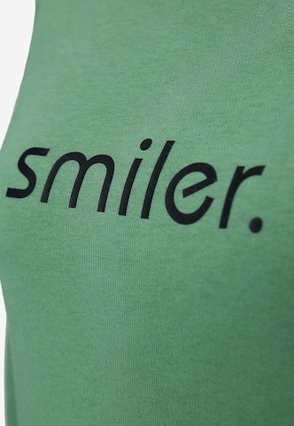 smiler. Sweatshirt 'Cuddle' in Green