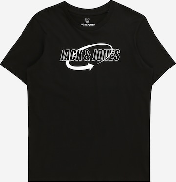 T-Shirt 'ARROW' Jack & Jones Junior en noir : devant