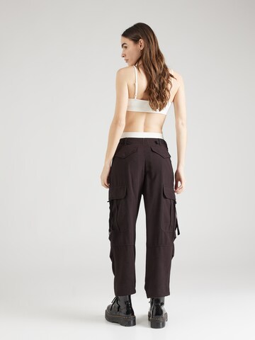 G-Star RAW Wide leg Cargobroek in Zwart