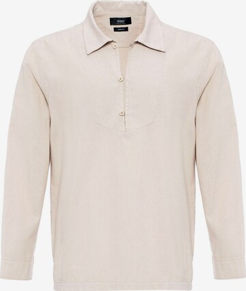 Antioch - Ajuste regular Camisa en beige: frente