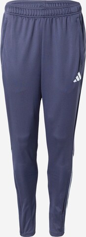 ADIDAS SPORTSWEAR Workout Pants 'Tiro' in Blue: front