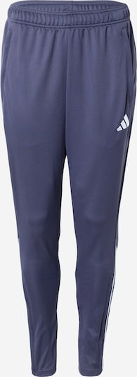 ADIDAS SPORTSWEAR Workout Pants 'Tiro' in Navy / Silver grey / White, Item view
