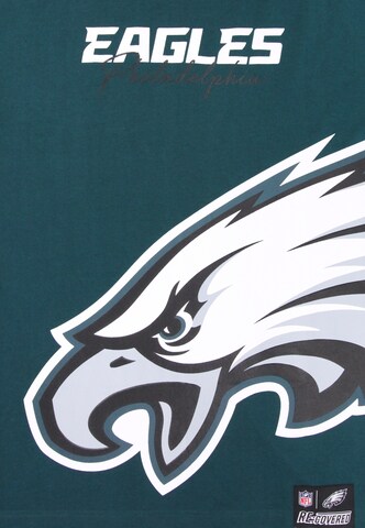 Recovered Shirt 'NFL Eagles Philadelphia Cut and Sew Midnight' in Blue