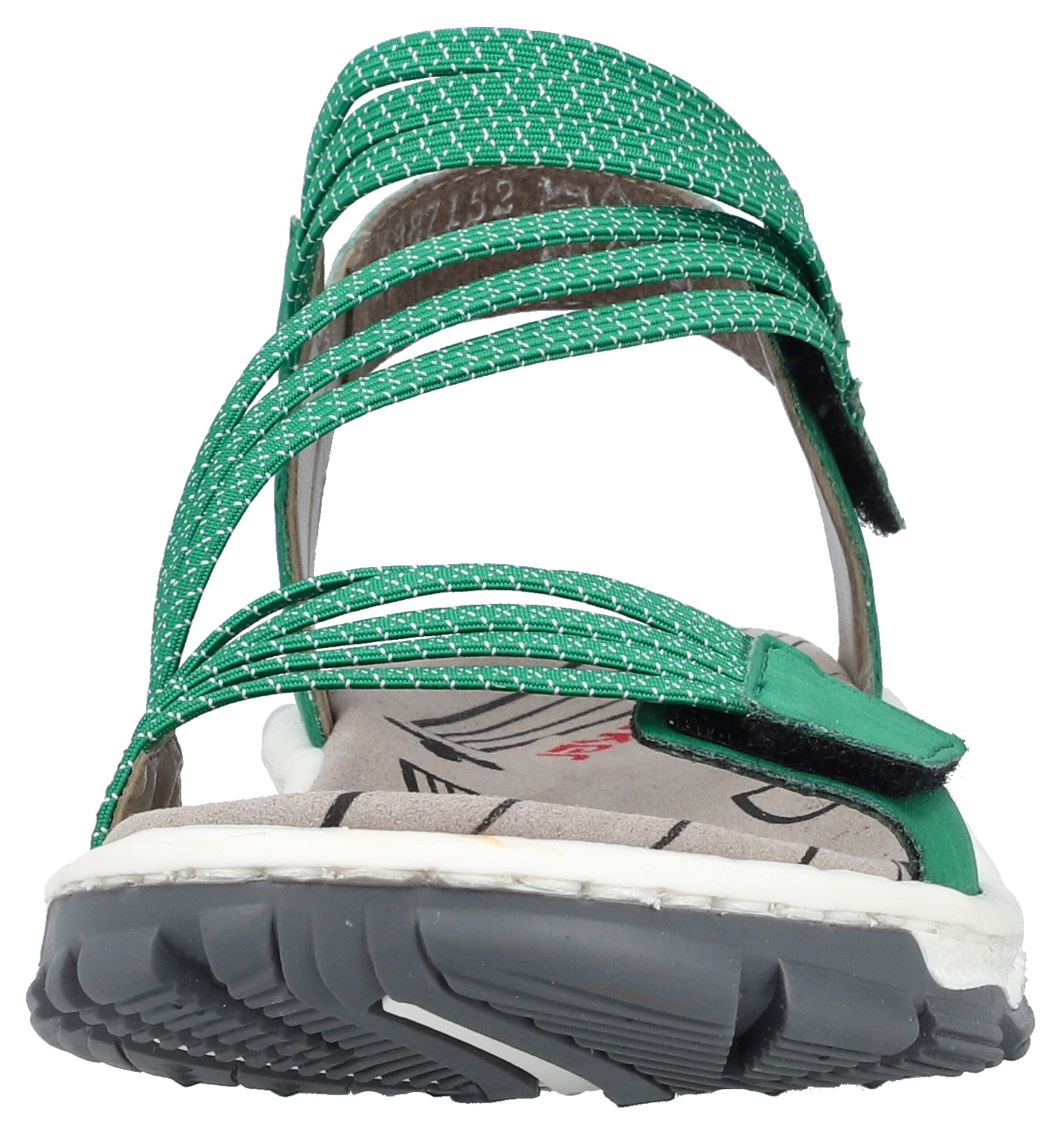 Sandales de randonnée Rieker en vert