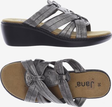 JANA Sandals & High-Heeled Sandals in 36 in Grey: front