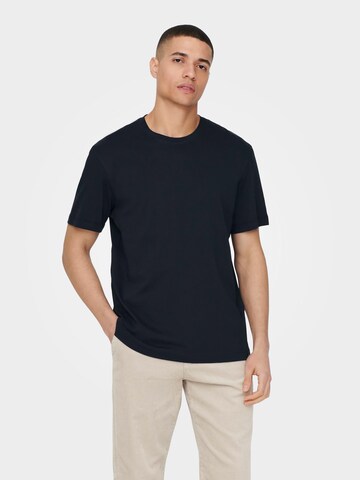 Only & Sons Bluser & t-shirts 'Max' i blå: forside