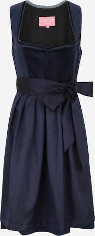 mėlyna Krüger Madl Dirndlis 'Elenora': priekis