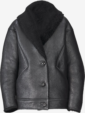 VESPUCCI BY VSP Wintermantel 'Nila' in Schwarz: Vorderseite