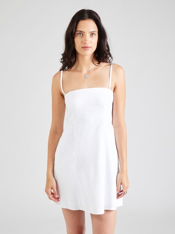 HOLLISTER Jurk in Wit: voorkant