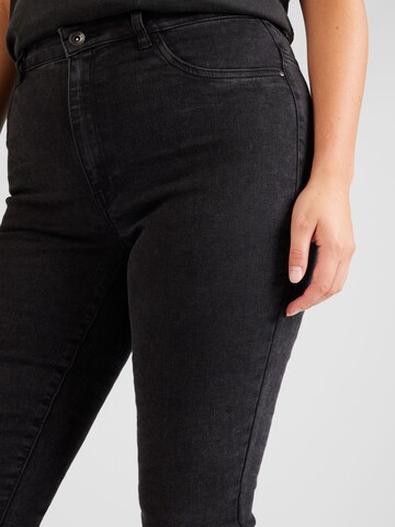 ONLY Curve Skinny Jeans 'ROSE' in Zwart