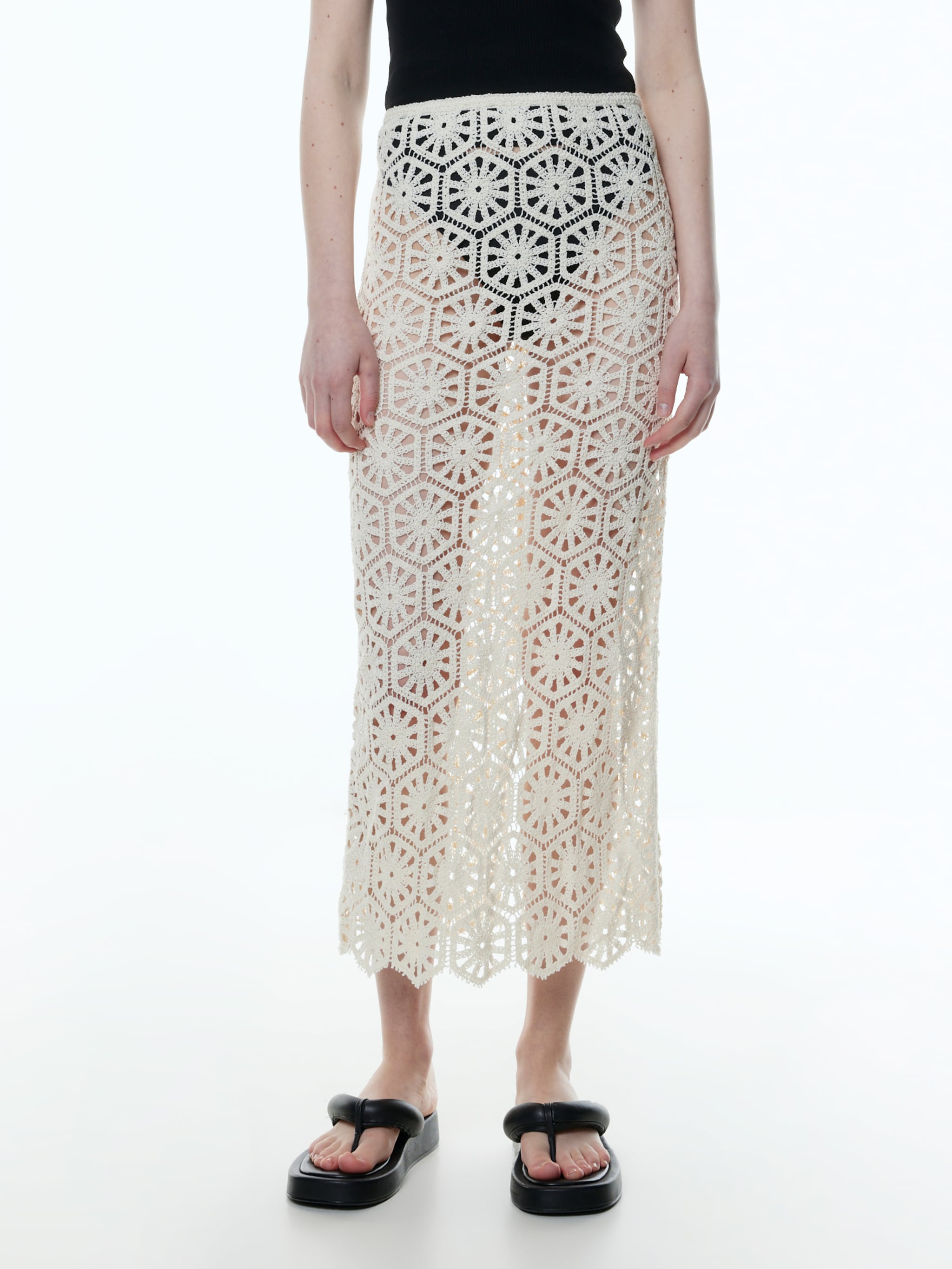 EDITED Producten Rok 'Alencia' Beige