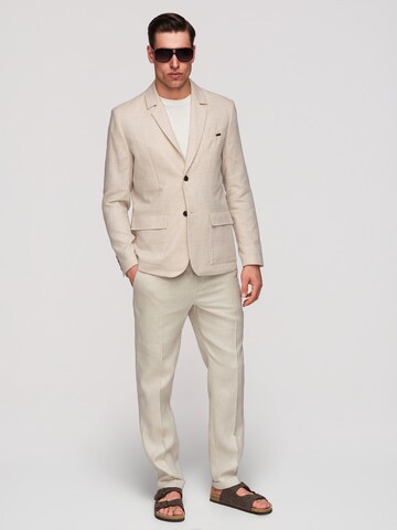 Ombre Regular fit Business-colbert in Beige