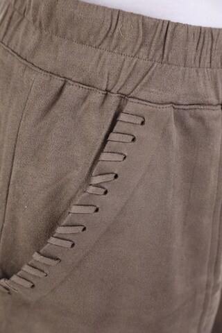 Freequent Kunstleder-Shorts M in Braun