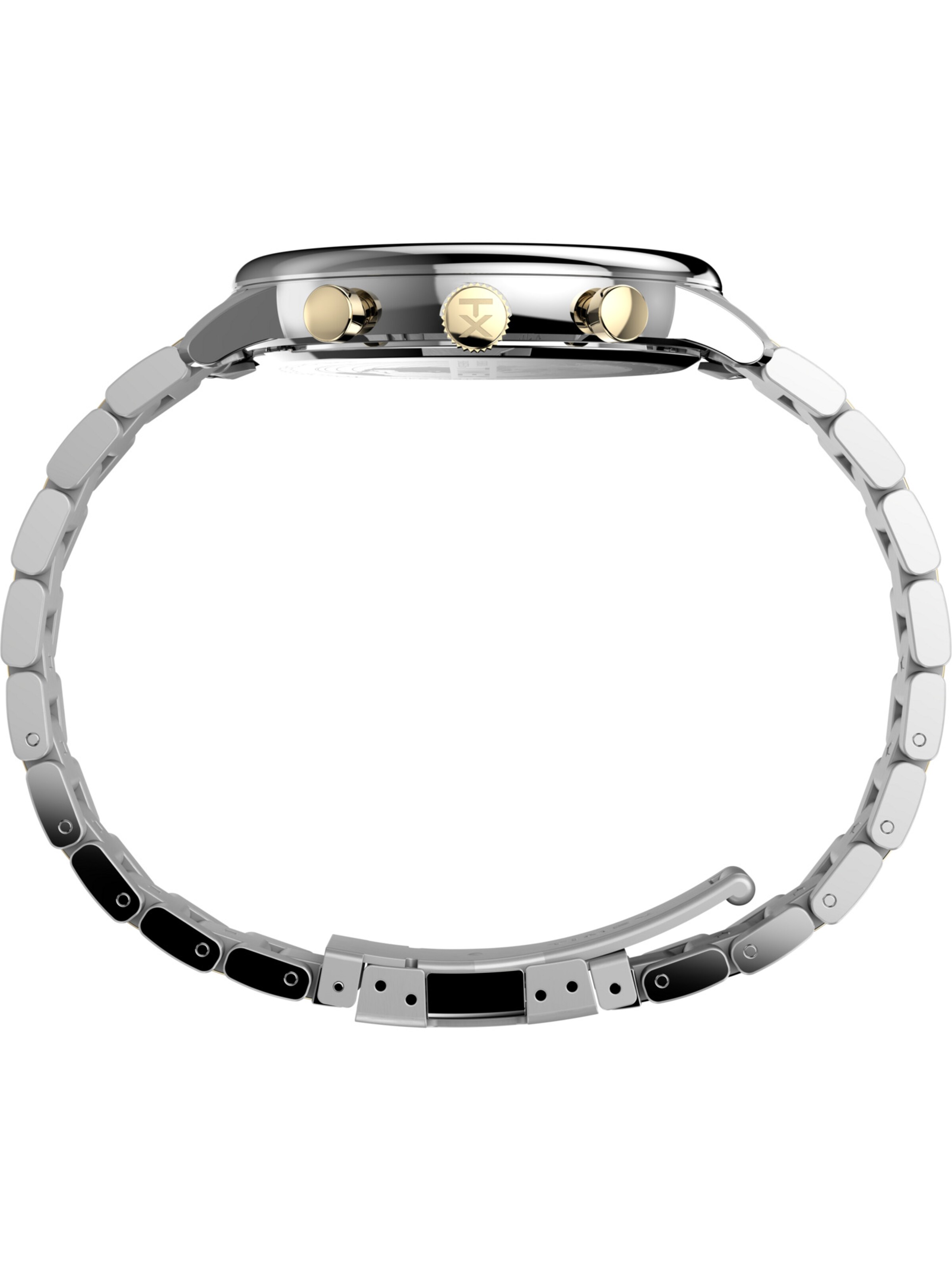 Montre à affichage analogique 'Chicago' TIMEX en argent