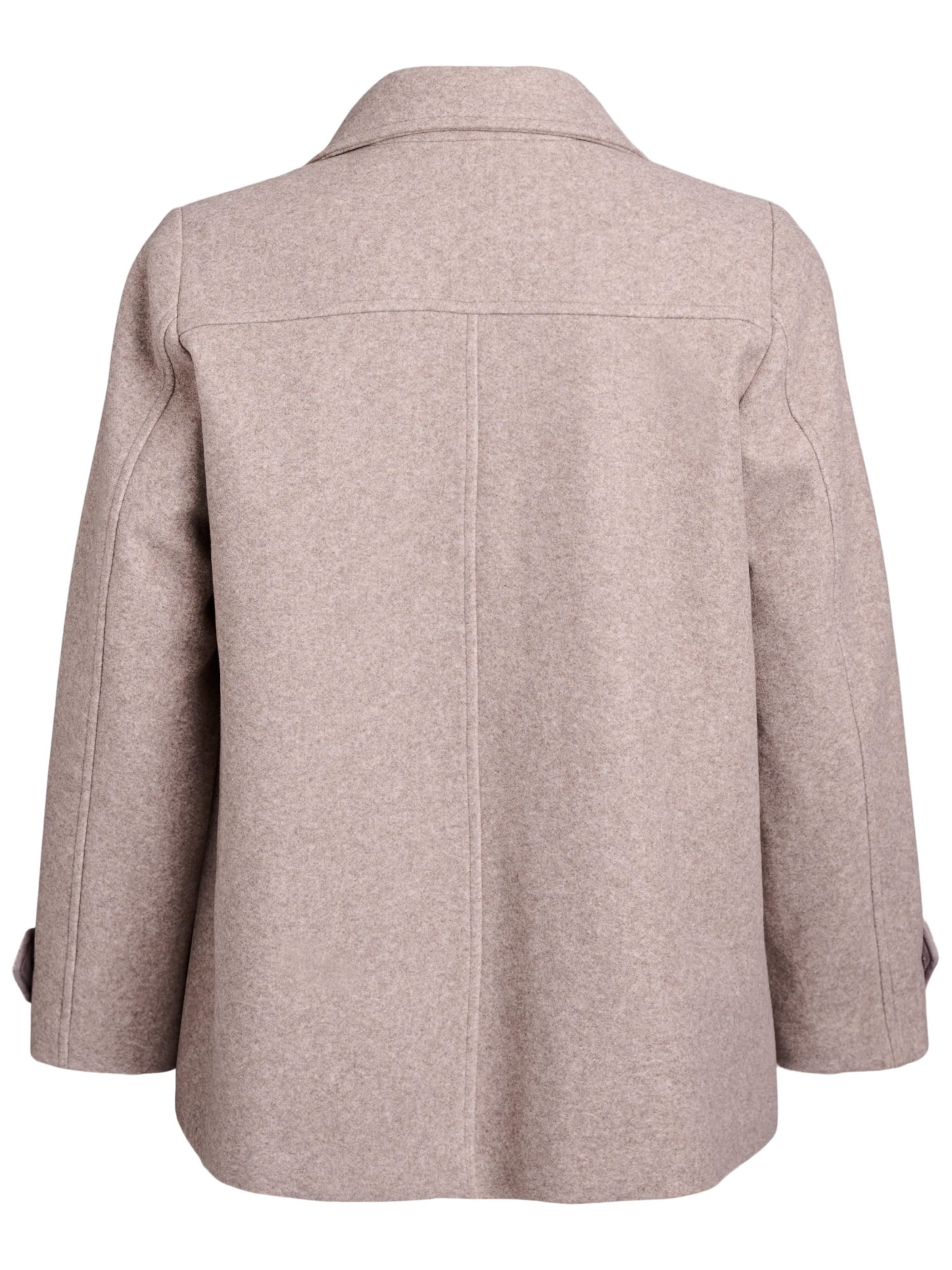 Zizzi Демисезонное пальто 'CACALLIE' в Бежевый