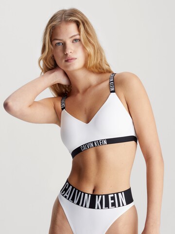 Calvin Klein Underwear Bustier BH 'Intense Power' in Wit: voorkant