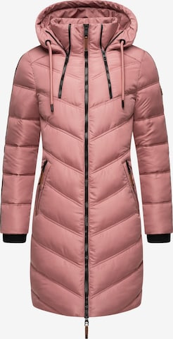 Cappotto invernale 'Armasa' di MARIKOO in rosa: frontale