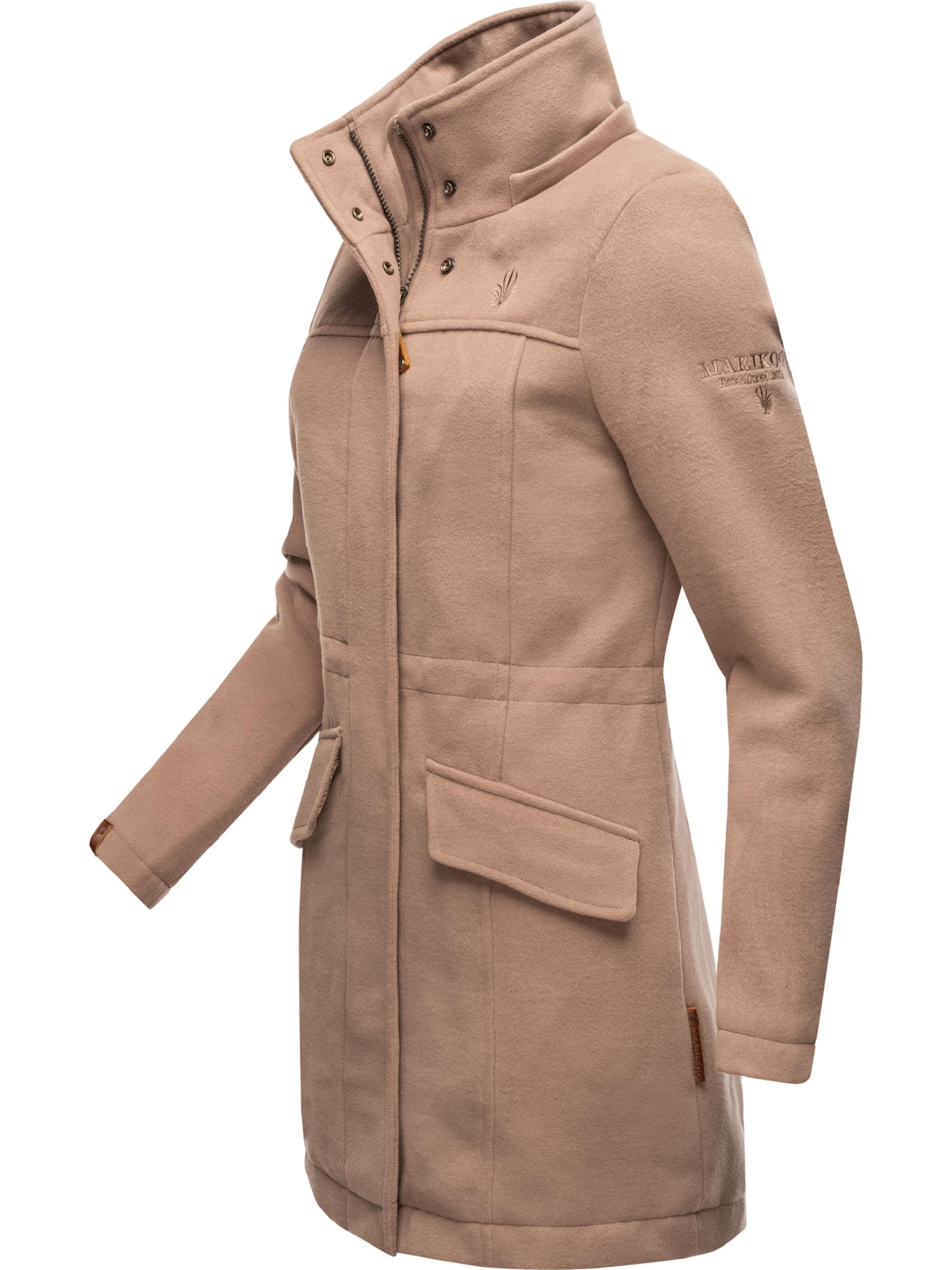 MARIKOO Демисезонное пальто в Коричневый