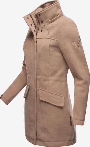 MARIKOO Between-Seasons Coat in Brown