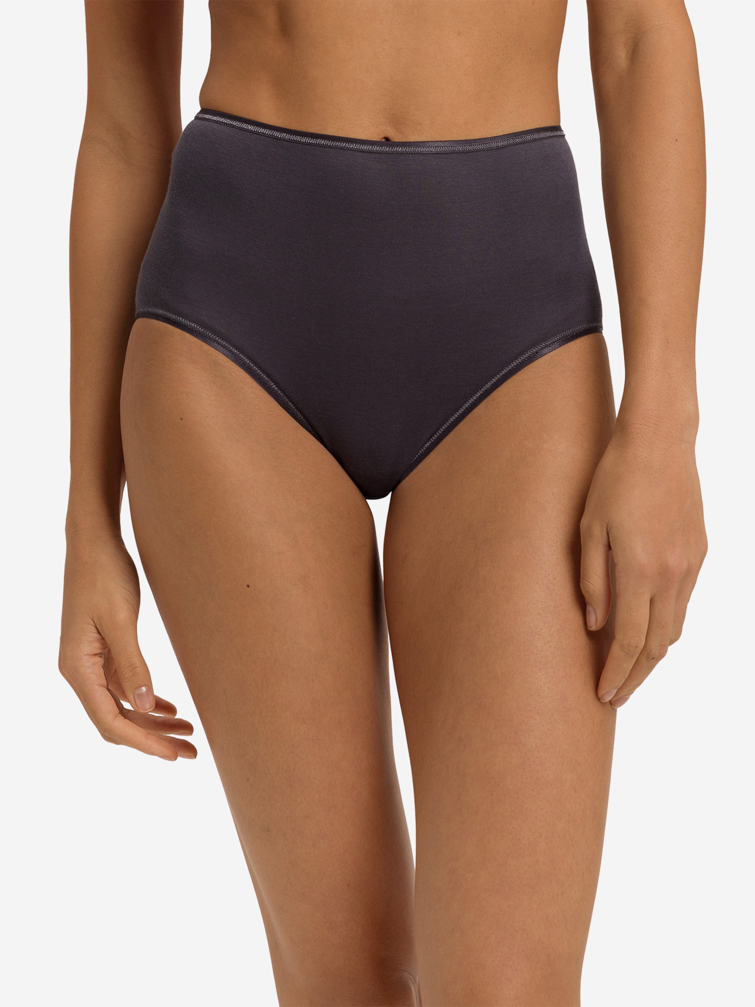 Slip ' Cotton Seamless ' Hanro en gris : devant