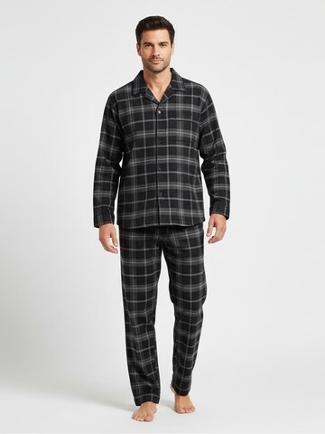 La V Pajamas long in Grey