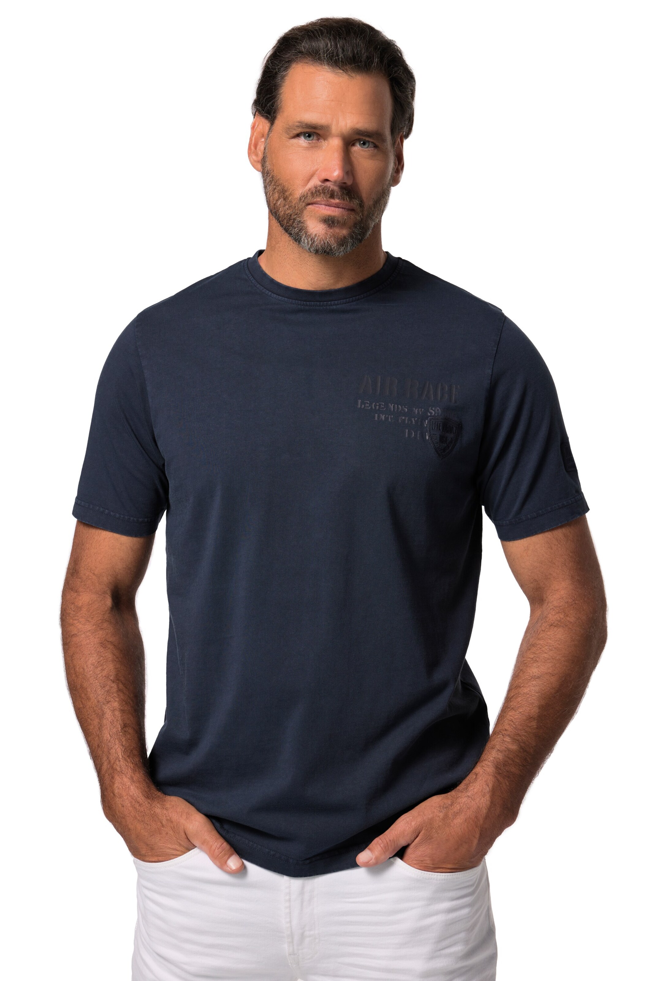 JP1880 Shirt in Blau: Vorderseite