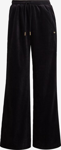 ADIDAS ORIGINALS Wide leg Pants 'Adicolor' in Black: front