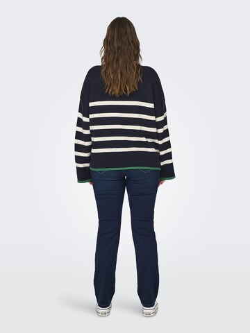 ONLY Carmakoma Sweater in Blue