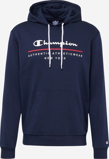 Champion Authentic Athletic Apparel Sweatshirt in marine / feuerrot / weiß, Produktansicht