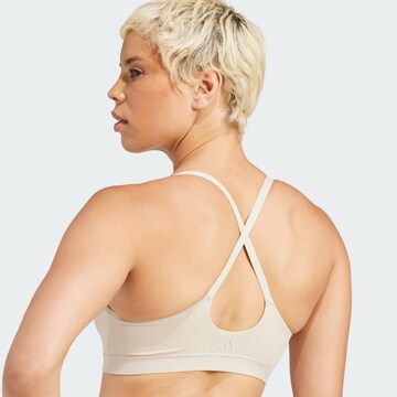 ADIDAS PERFORMANCE Bralette Sports bra 'All Me' in Beige