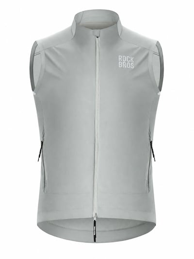 ROCKBROS Sportweste 'YDMJ003 AirFlow'‌‌‌ in XXXL in hellgrau, Produktansicht