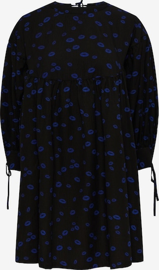 PIECES Robe-chemise 'SILLE' en indigo / noir, Vue avec produit