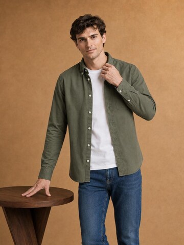 KING Essentials Regular fit Button Up Shirt 'The Tommy' in Green
