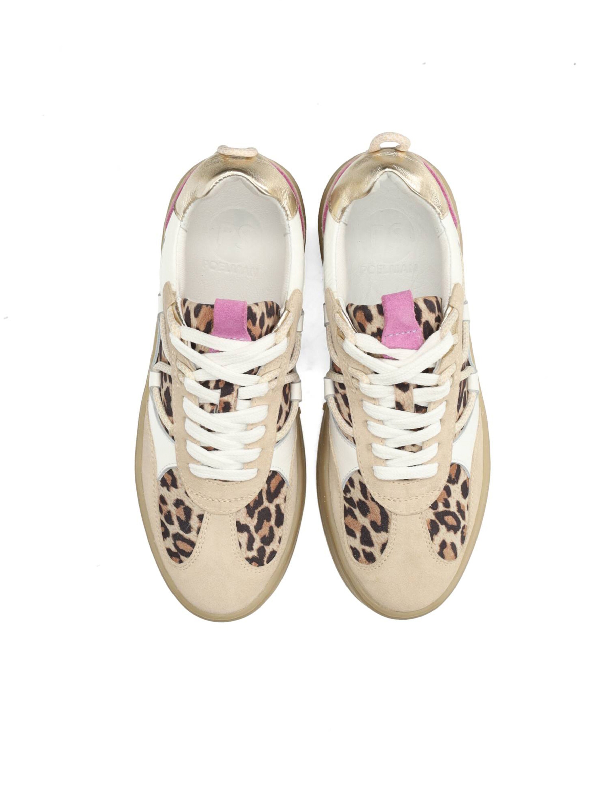 PS Poelman Sneakers 'ANEMONE' in Beige