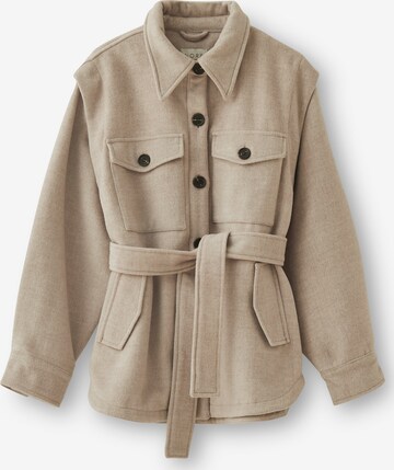 NORR Between-season jacket 'Cinda' in Beige: front