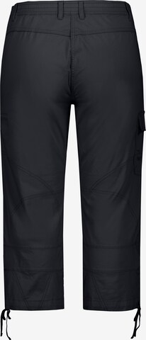 Ulla Popken Regular Cargohose in Schwarz